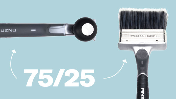 75 % valmistelutyö 25 % maalaus