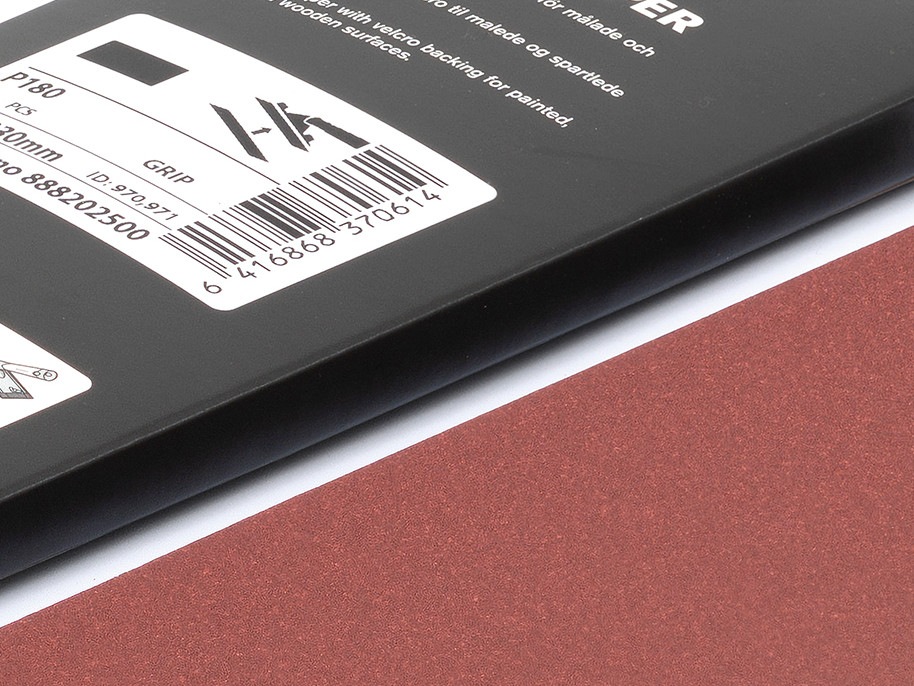 Anza-hiomapaperin pakkaus