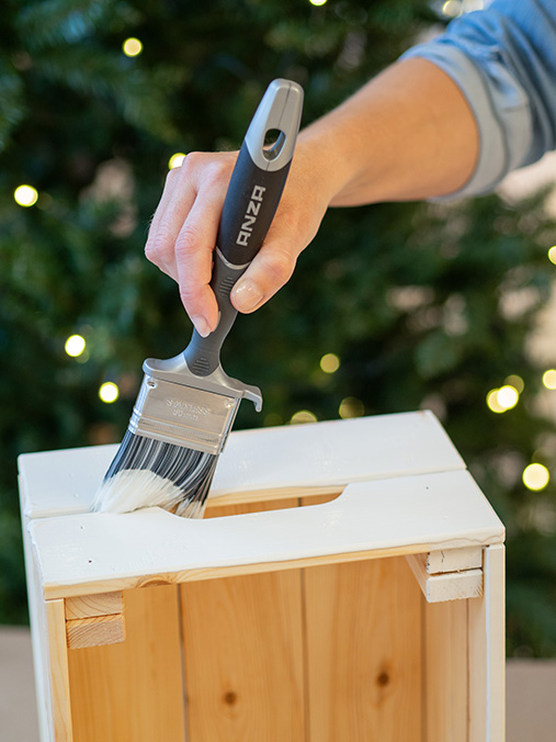 Måla trälåda med Anza